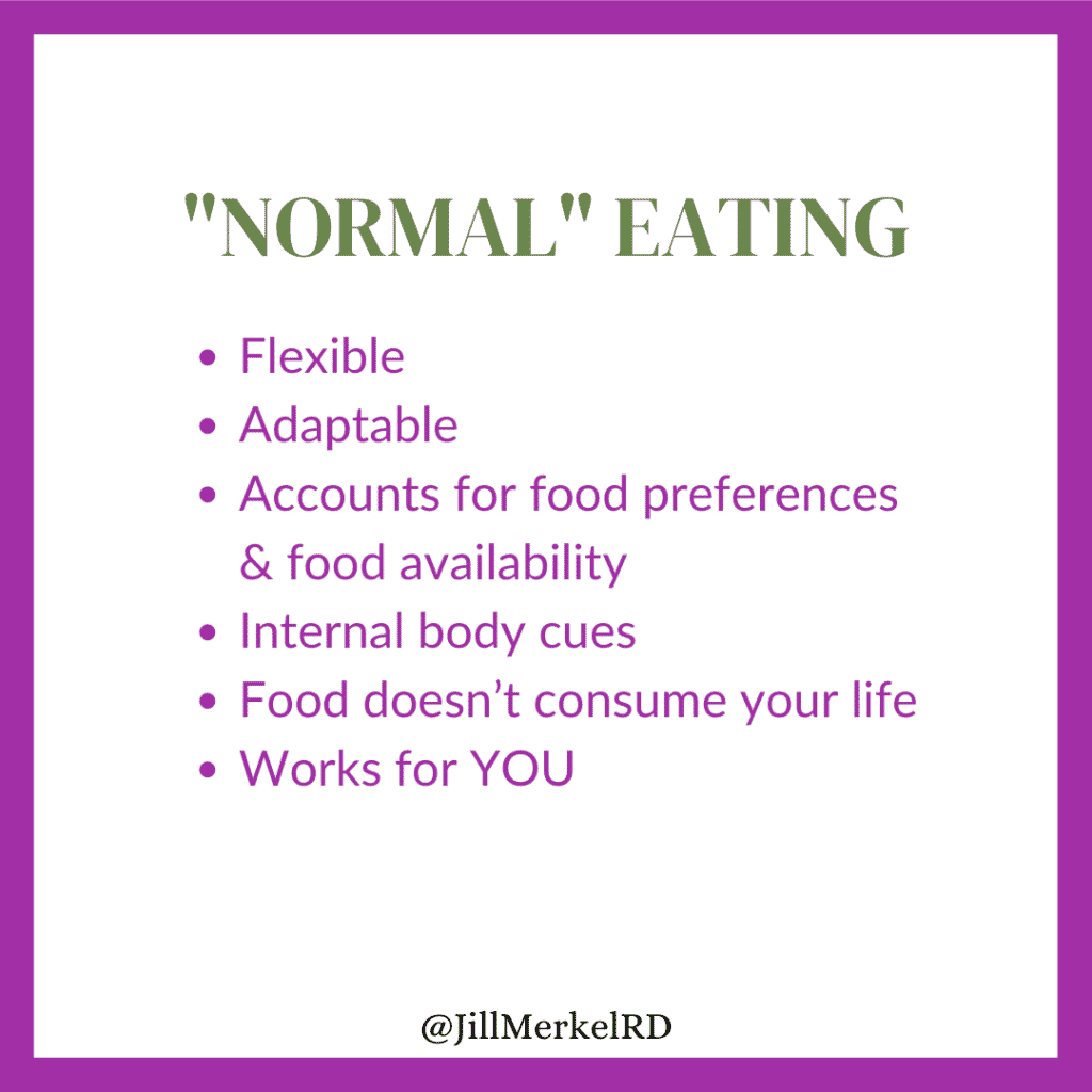 What is "normal" eating?